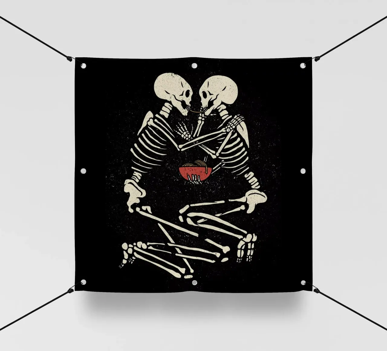 Lovers Of Valdaro Ramen telo in pvc da Tobe Fonseca