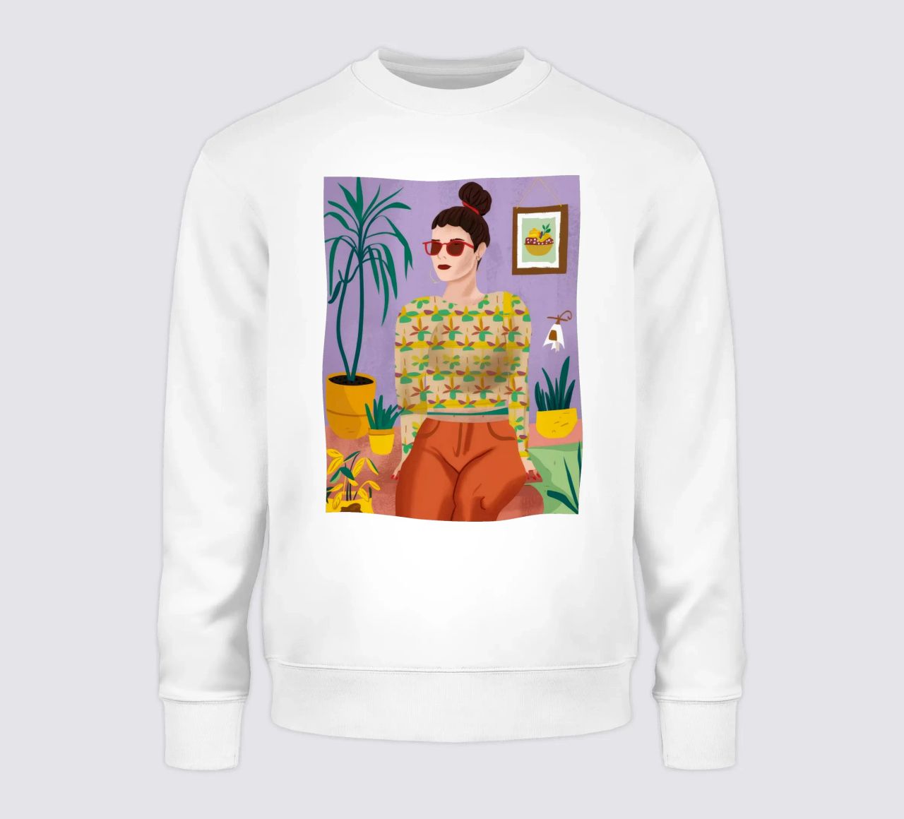 Elegante amante de las plantas sudadera de Chroma Haven