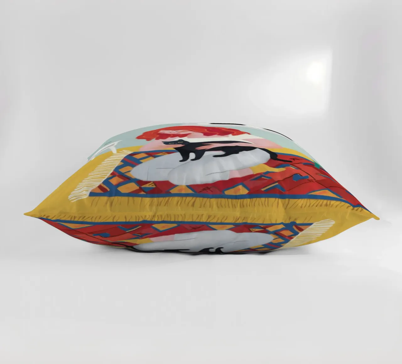 Coccole giocose sul tappeto cuscino da Chroma Haven