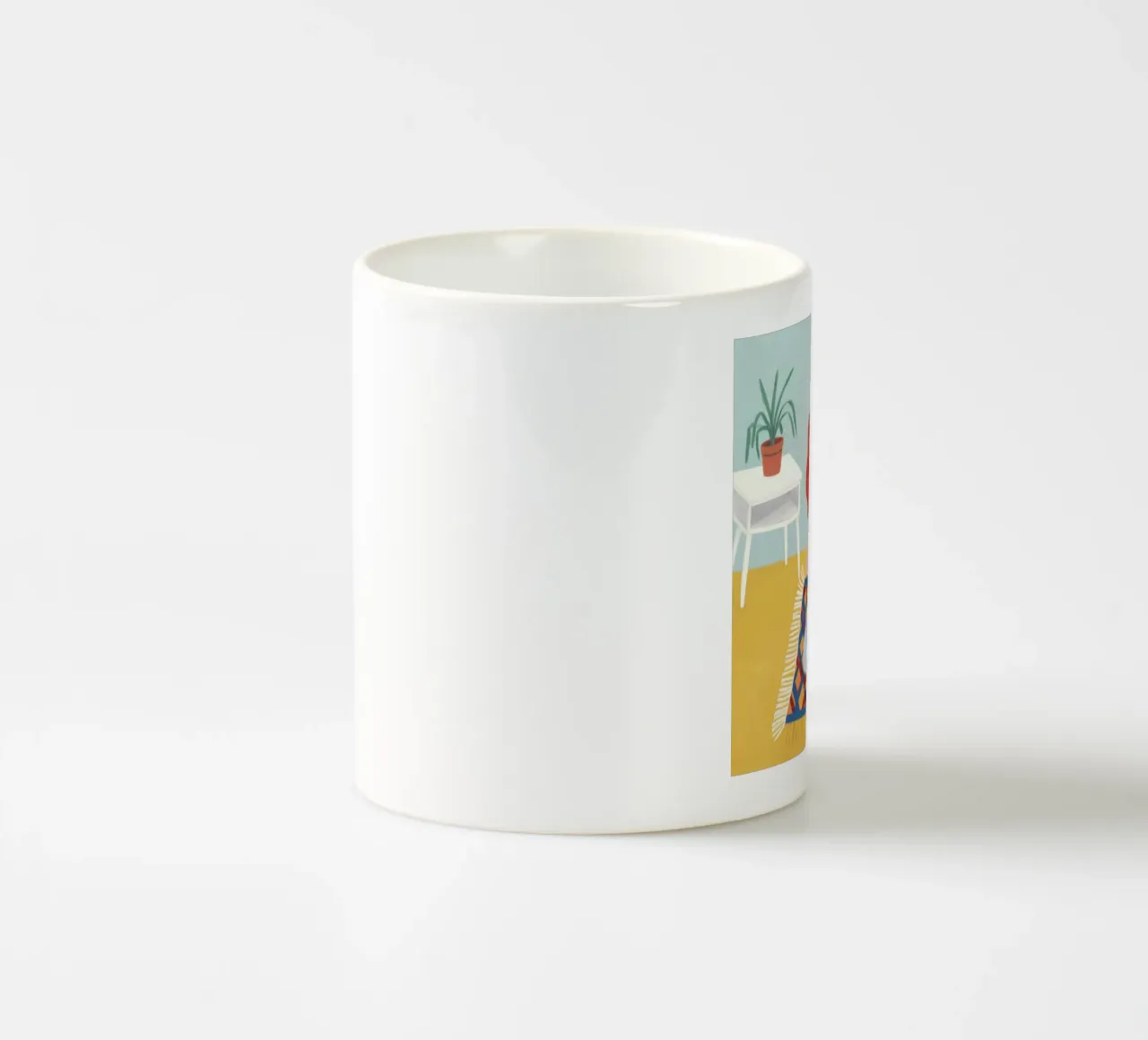 Coccole giocose sul tappeto tazza in ceramica da Chroma Haven