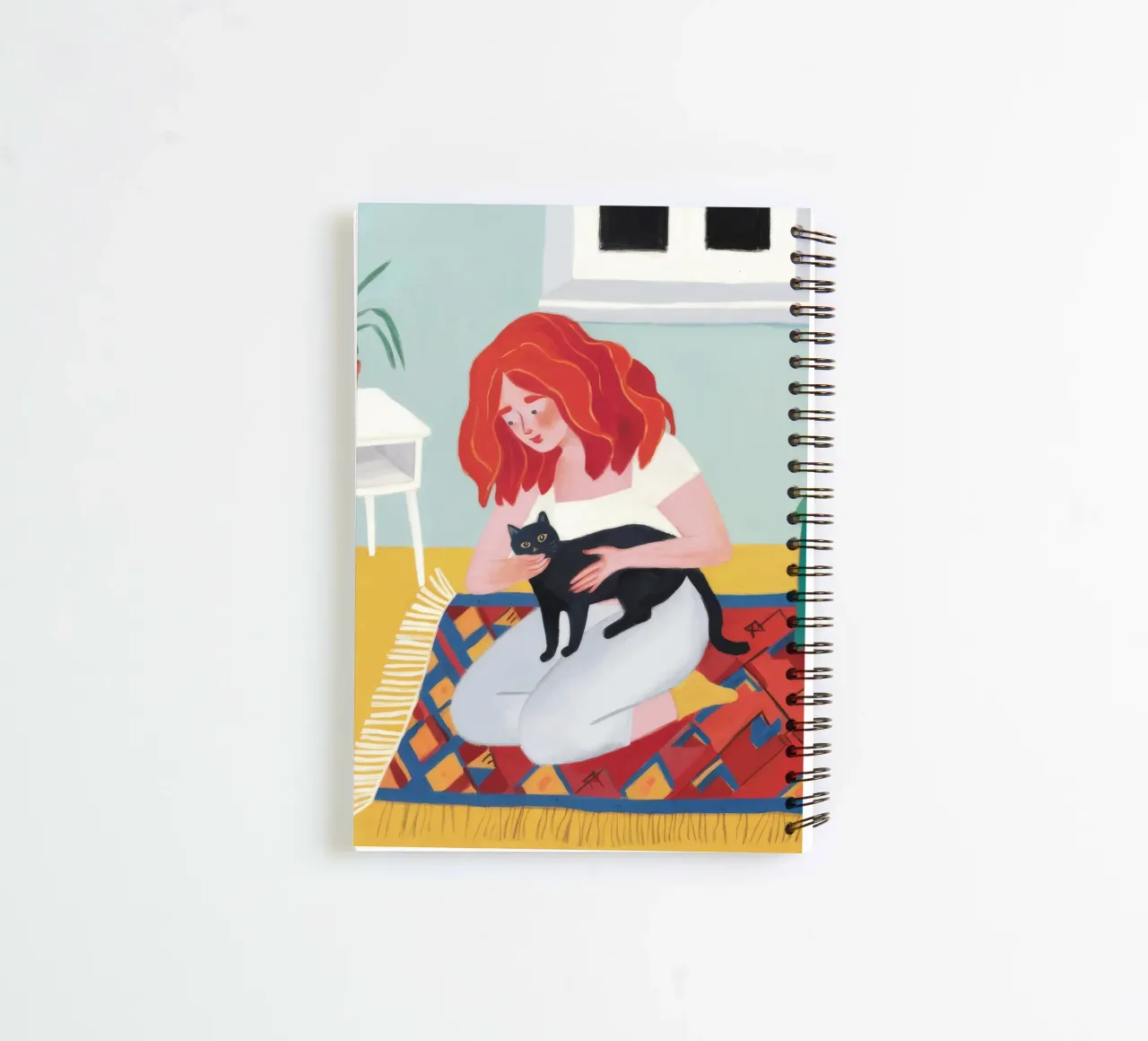 Coccole giocose sul tappeto diario ad anelli da Chroma Haven