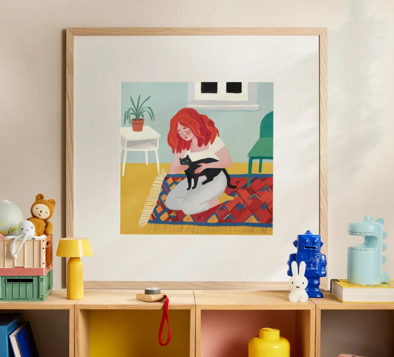 Coccole giocose sul tappeto carta hahnemühle da Chroma Haven