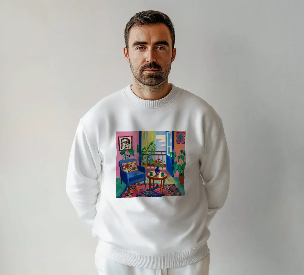 Eclectic Bloom Corner sudadera de Lumi Eyes