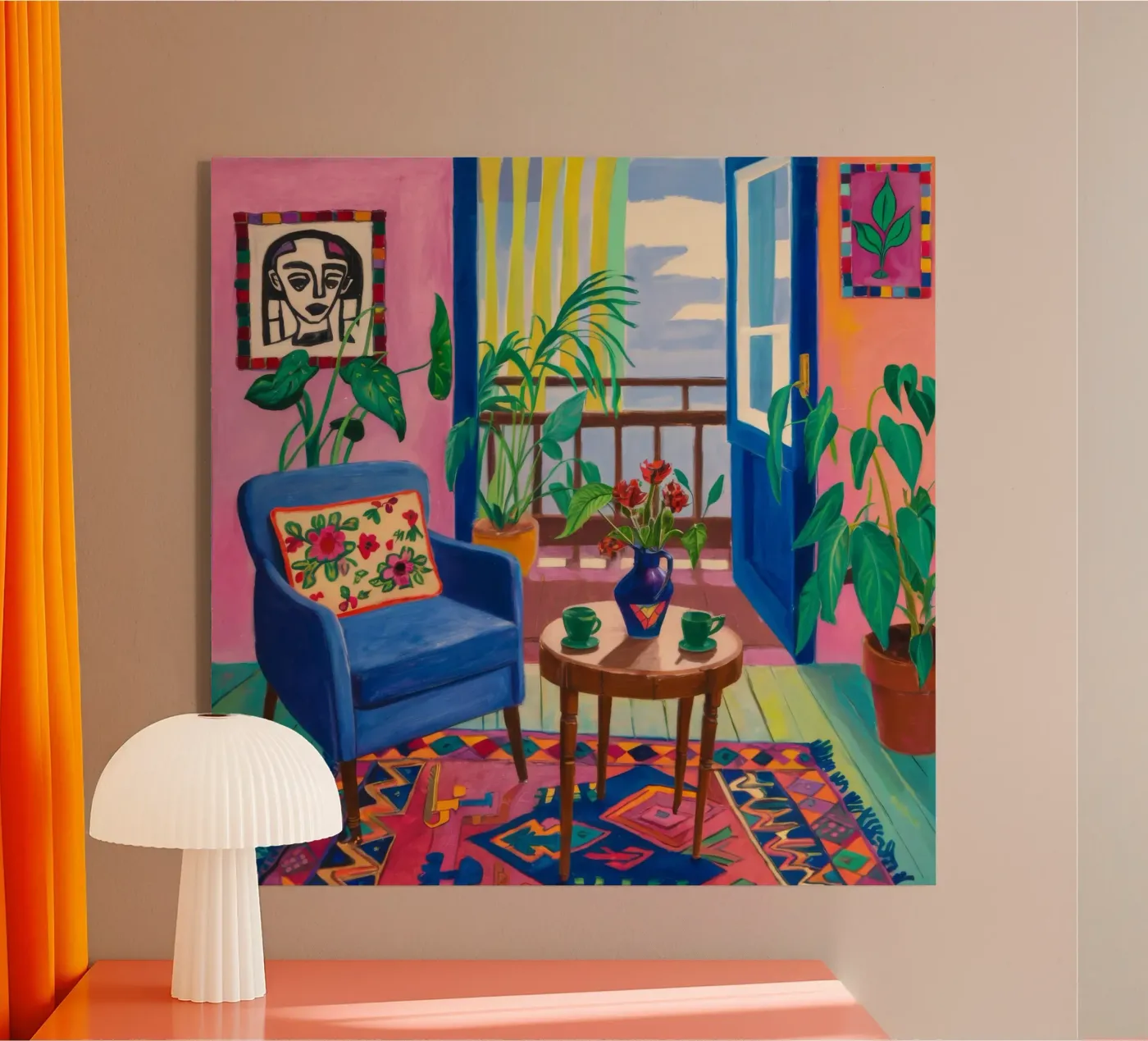 Eclectic Bloom Corner plexiglas de Lumi Eyes