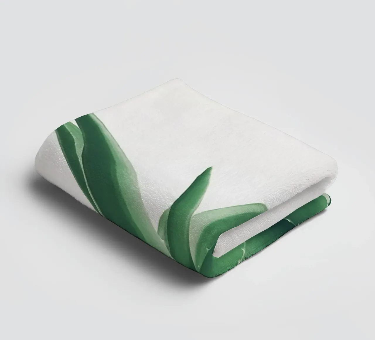 Leaves towel by Cassia Beck Photography