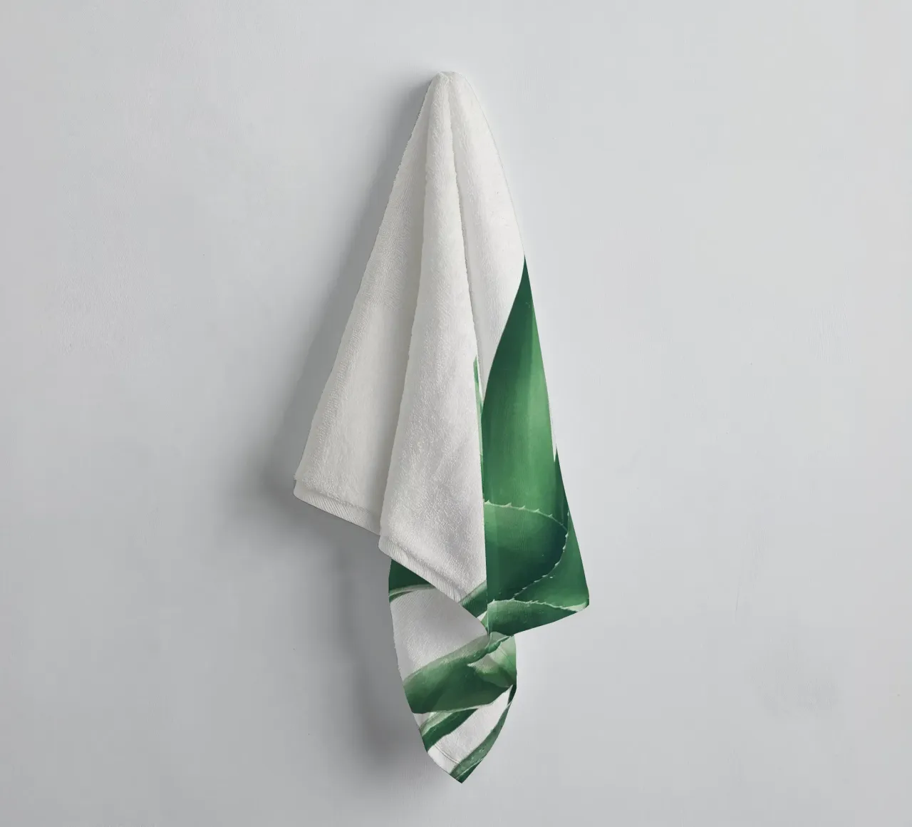 Leaves towel by Cassia Beck Photography