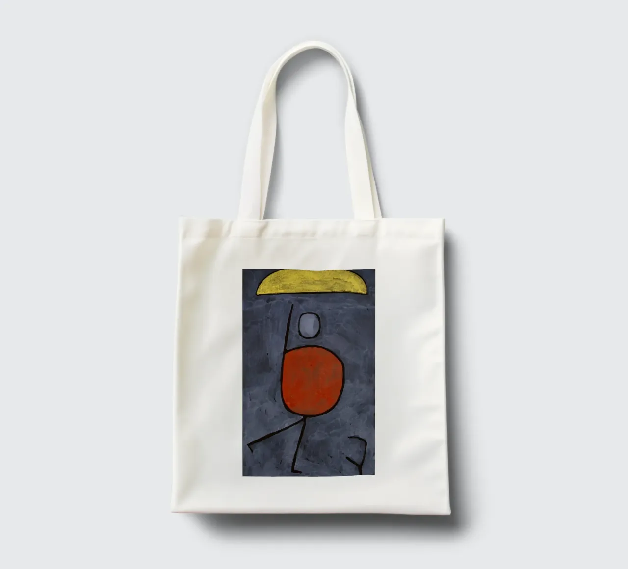 Paul Klee - Con ombrello (1939) borsa in juta da Wirla