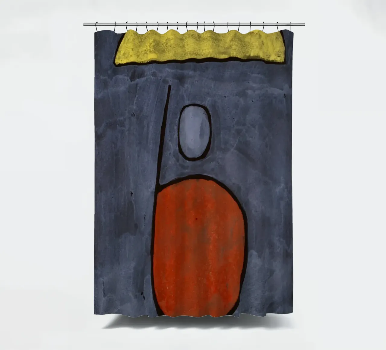 Paul Klee - Con ombrello (1939) tenda da doccia da Wirla