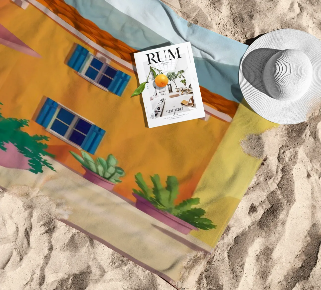Cortile Citrus Calm telo mare da Chroma Haven