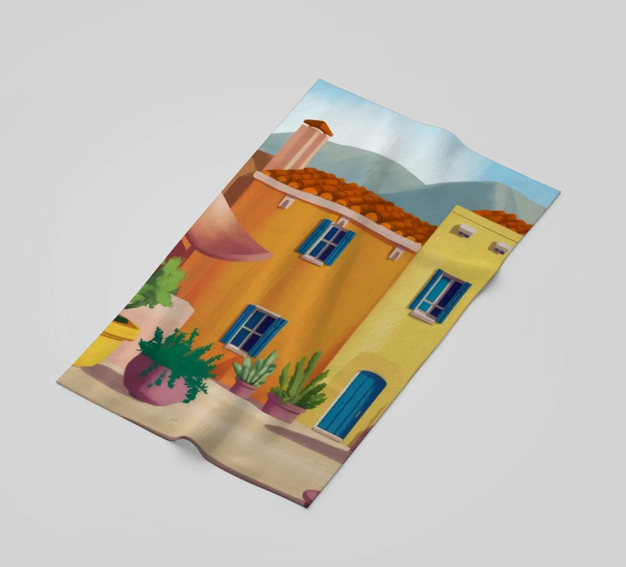 Cortile Citrus Calm telo mare da Chroma Haven
