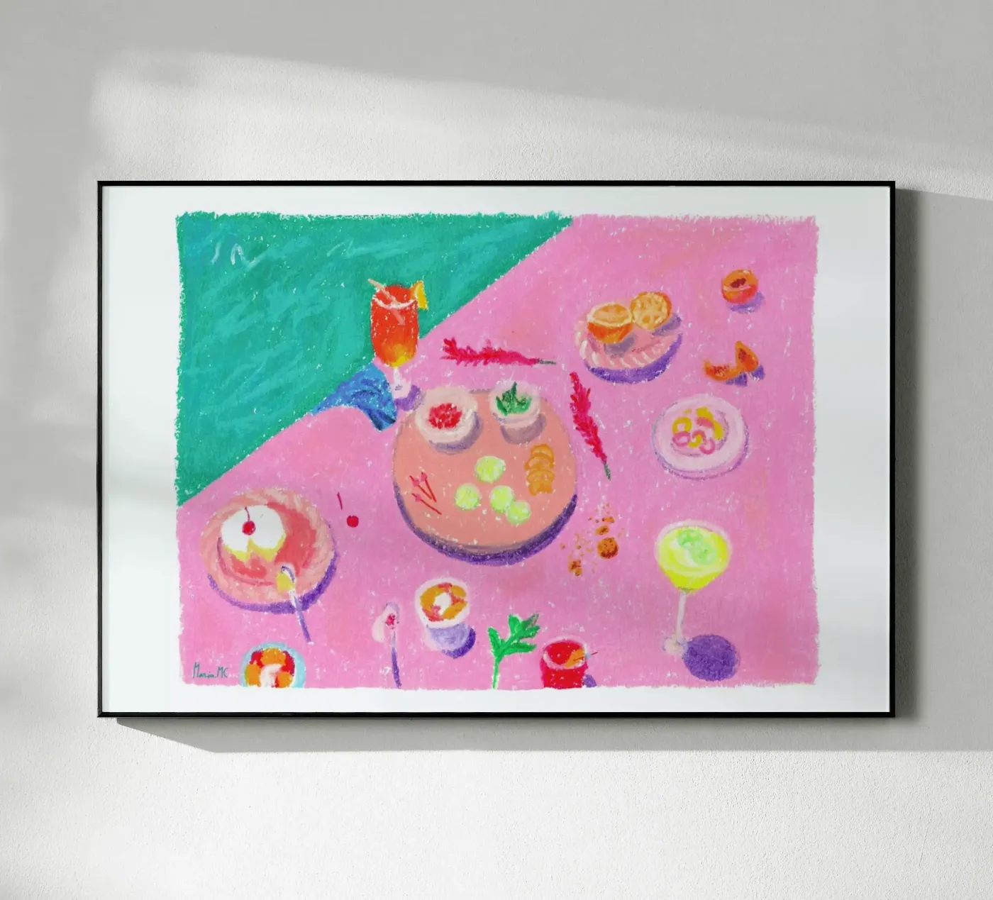 Pool Party plexiglass da Berserk Prints by Maria M.C.