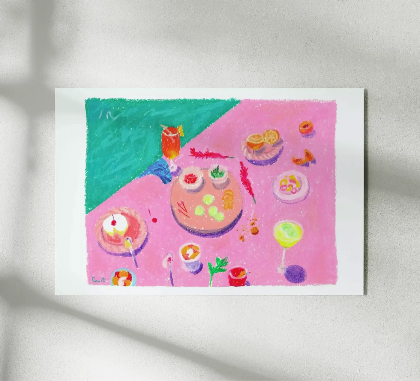 Pool Party plexiglass da Berserk Prints by Maria M.C.