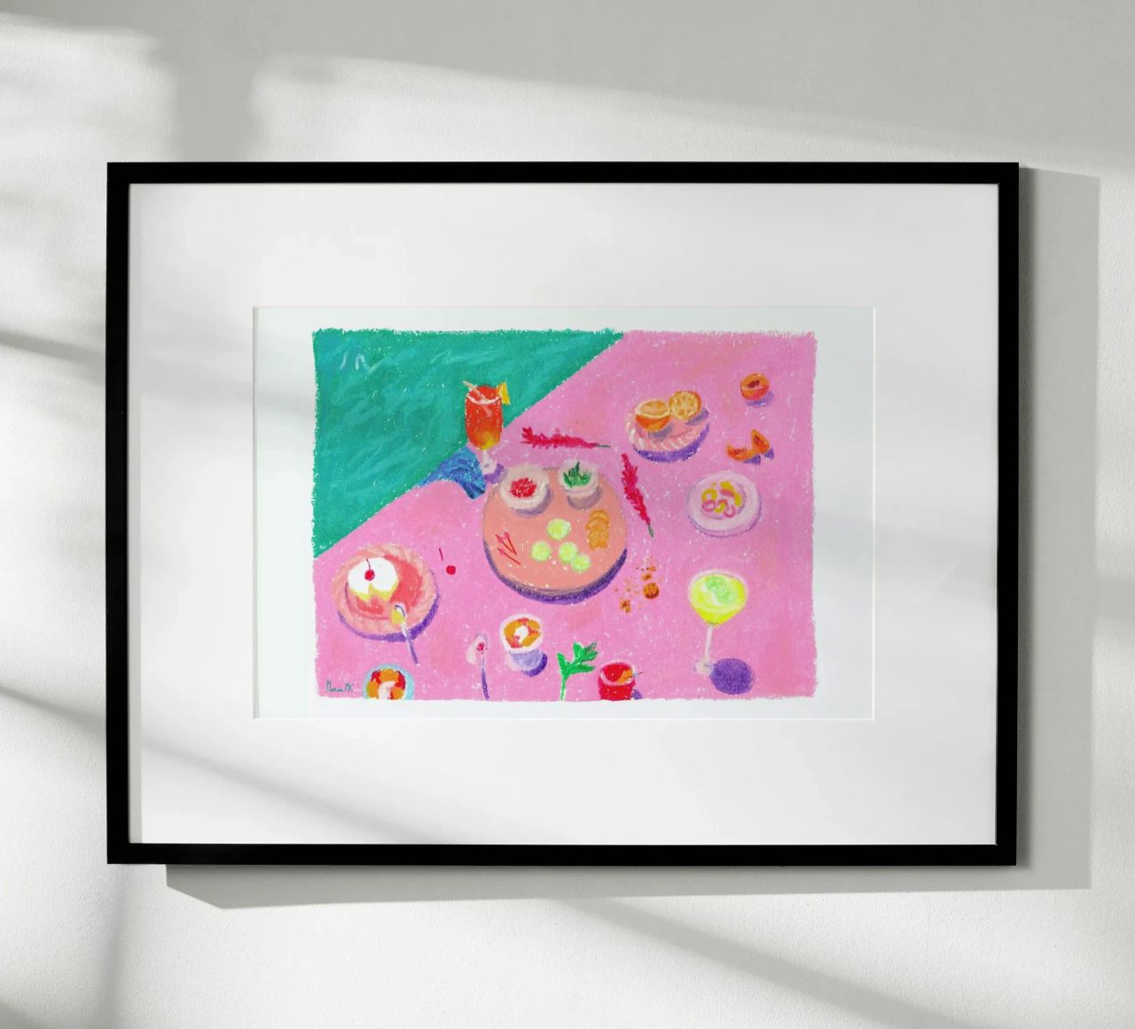 Pool Party poster by Berserk Prints by Maria M.C.