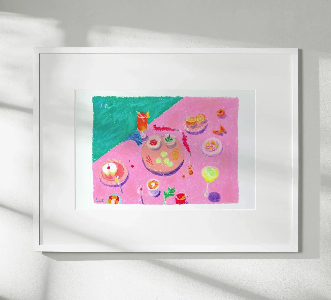 Pool Party poster by Berserk Prints by Maria M.C.