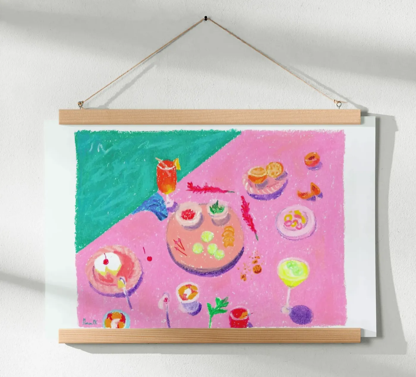 Pool Party poster da Berserk Prints by Maria M.C.