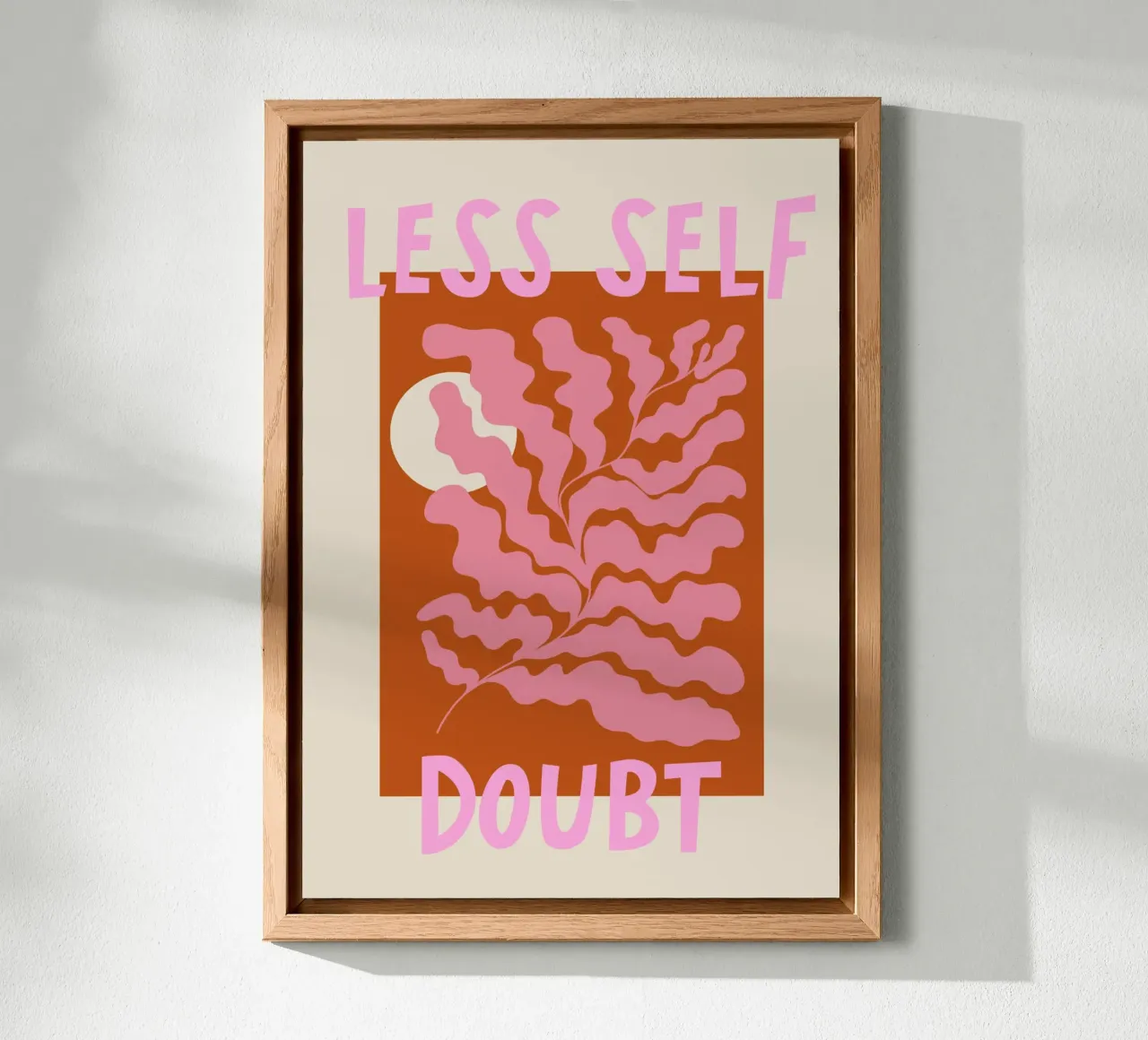 Less Self Doubt Abstract Art alluminio dibond da GraceDigitalArtCo