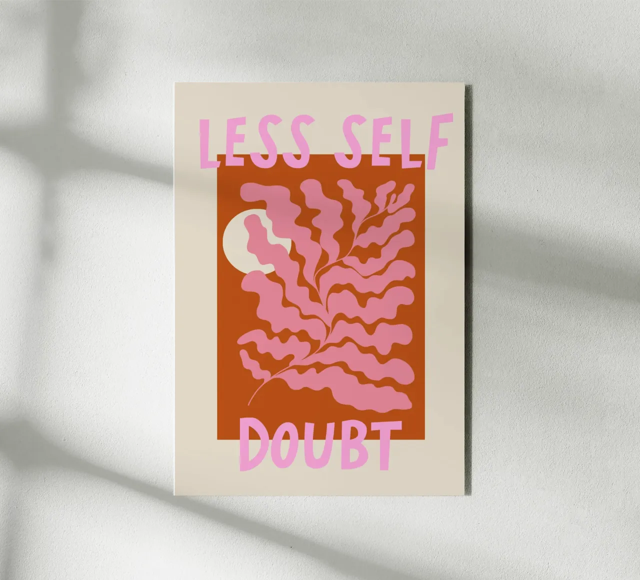Less Self Doubt Abstract Art alluminio dibond da GraceDigitalArtCo