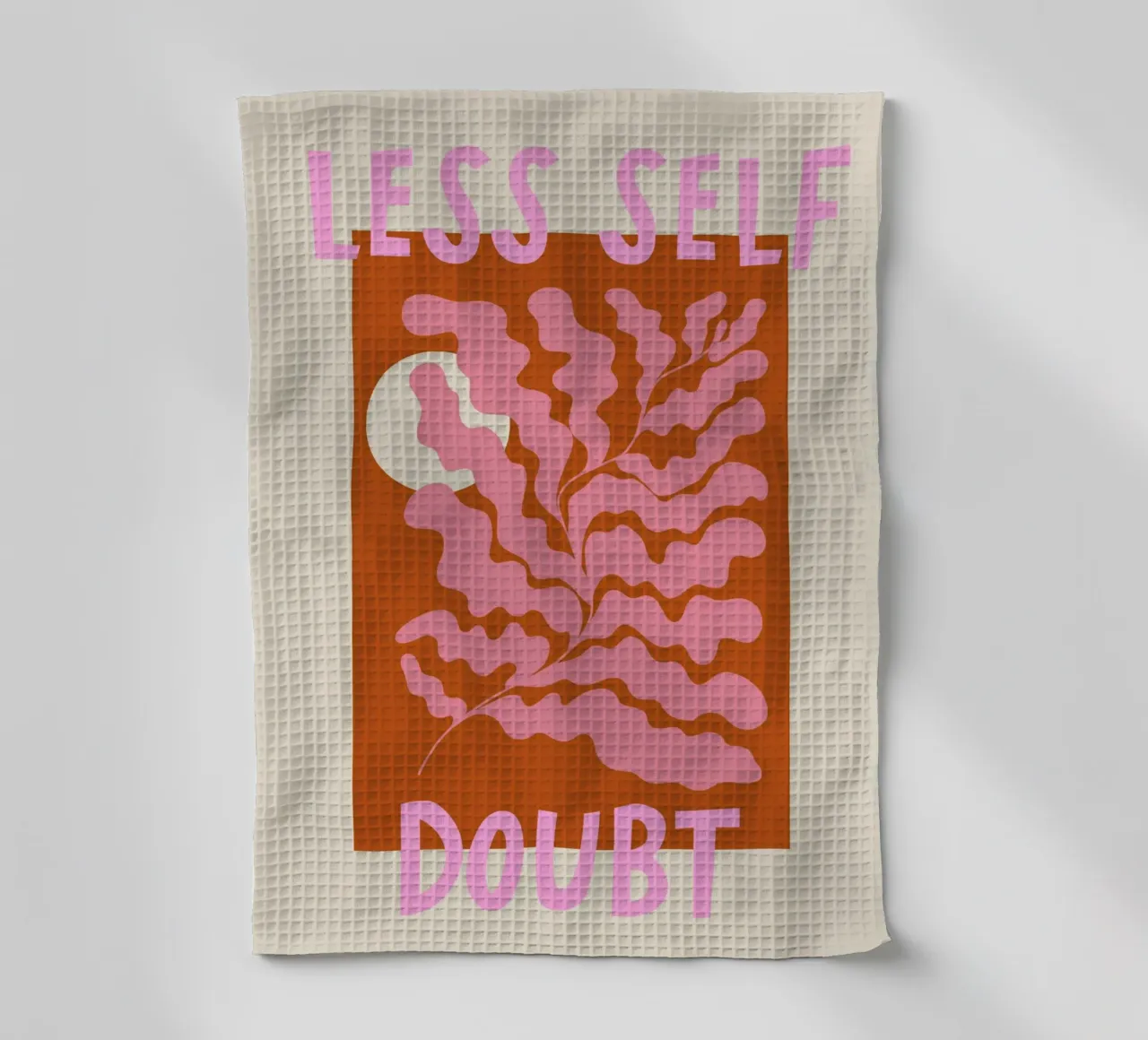 Less Self Doubt Abstract Art Geschirrtuch von GraceDigitalArtCo