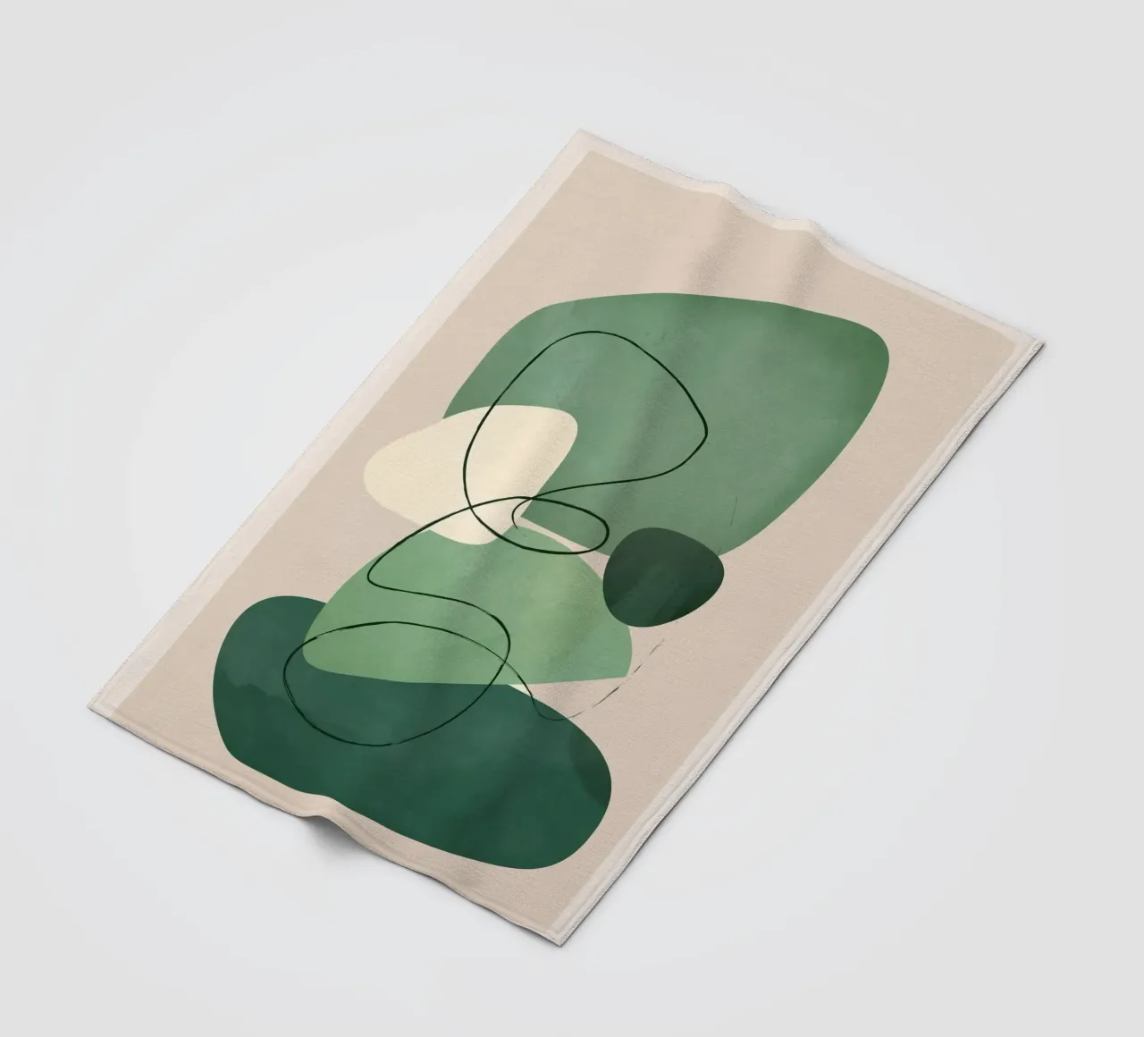 Floating Abstraction 2 coperta in pile da cityart