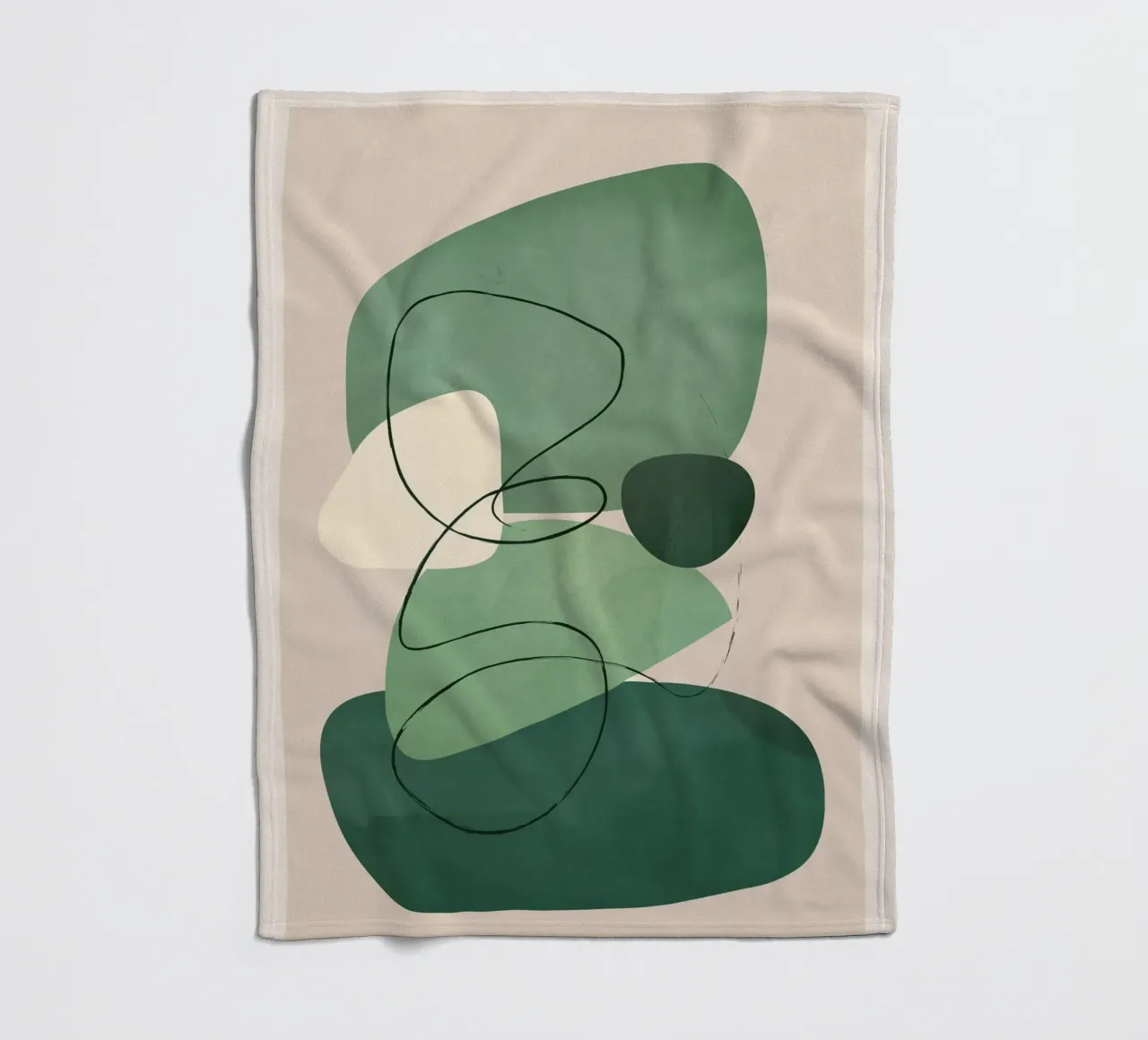 Floating Abstraction 2 coperta in pile da cityart