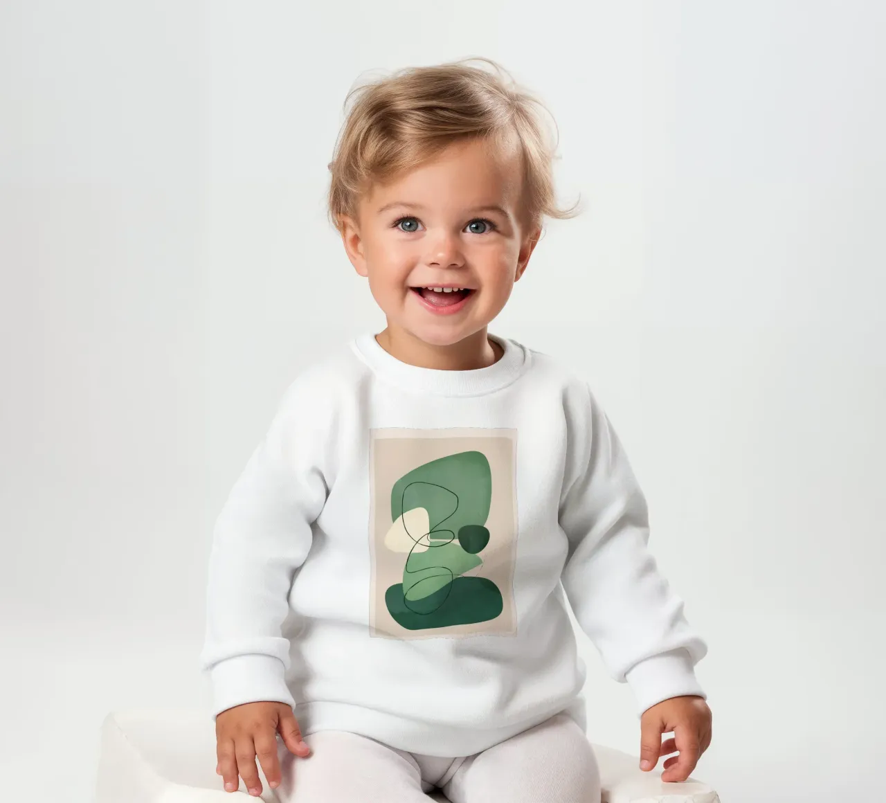 Floating Abstraction 2 baby sweatshirt by cityart