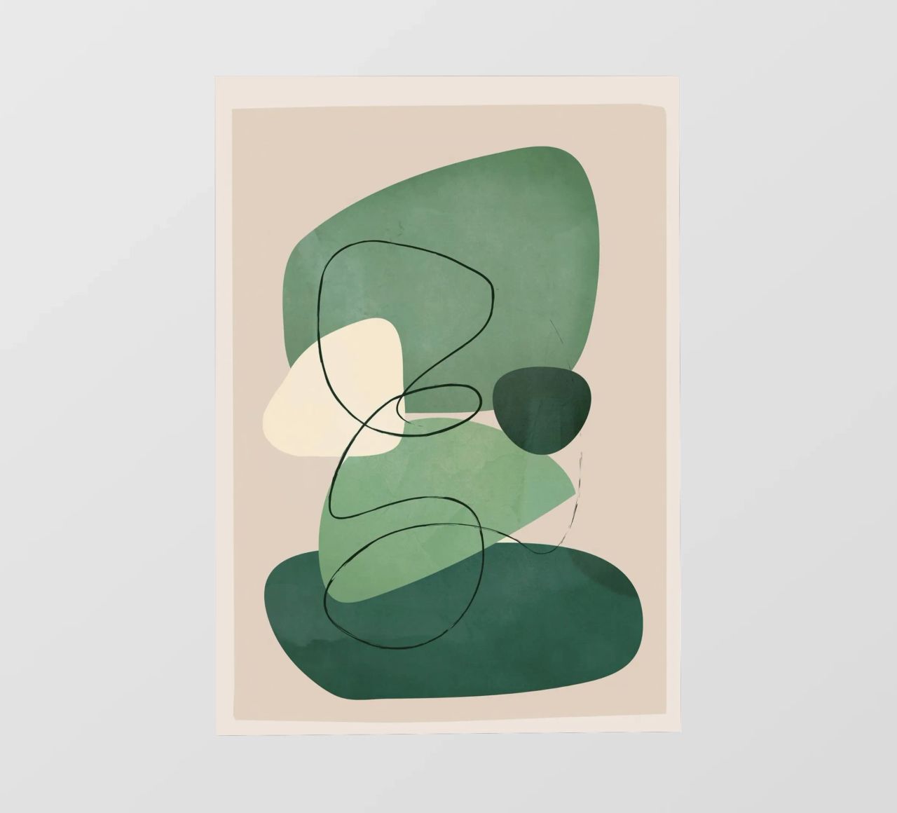 Floating Abstraction 2 telo in pvc da cityart