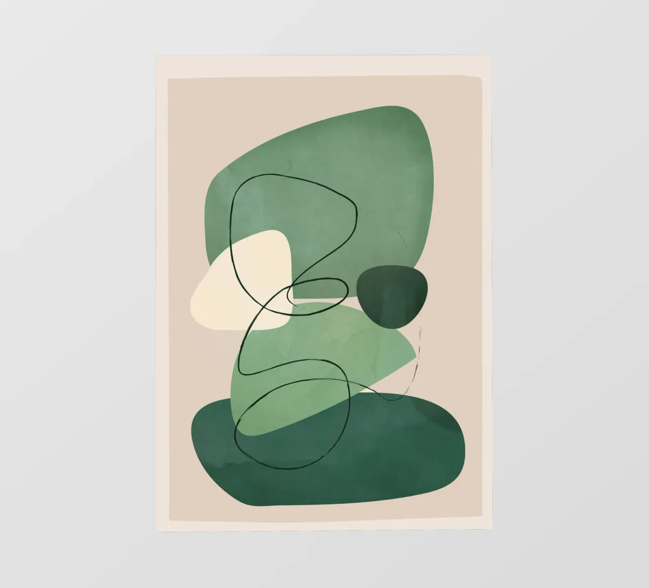 Floating Abstraction 2 telo in pvc da cityart