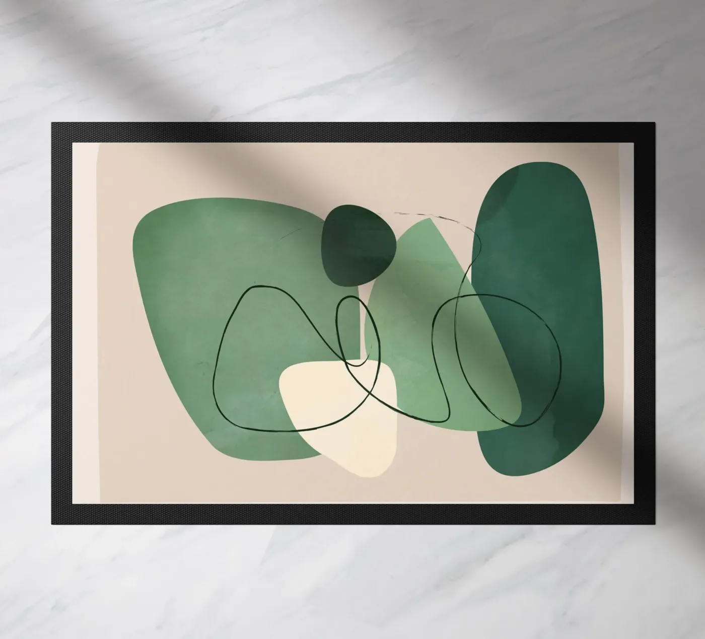 Floating Abstraction 2 deurmat van cityart