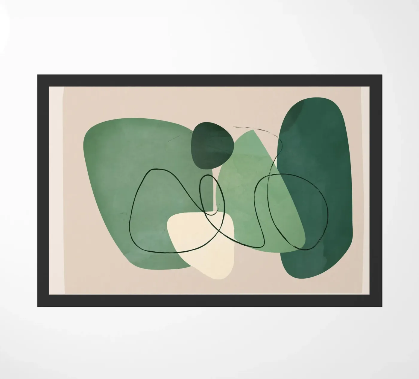 Floating Abstraction 2 deurmat van cityart