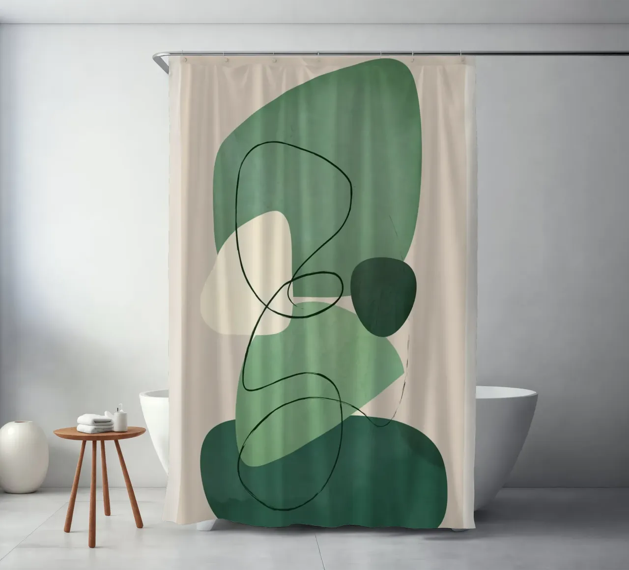 Floating Abstraction 2 tenda da doccia da cityart