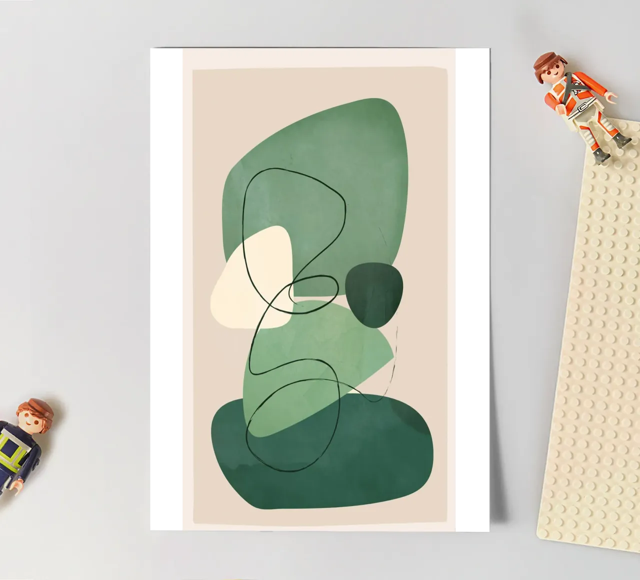 Floating Abstraction 2 sticker sheet by cityart