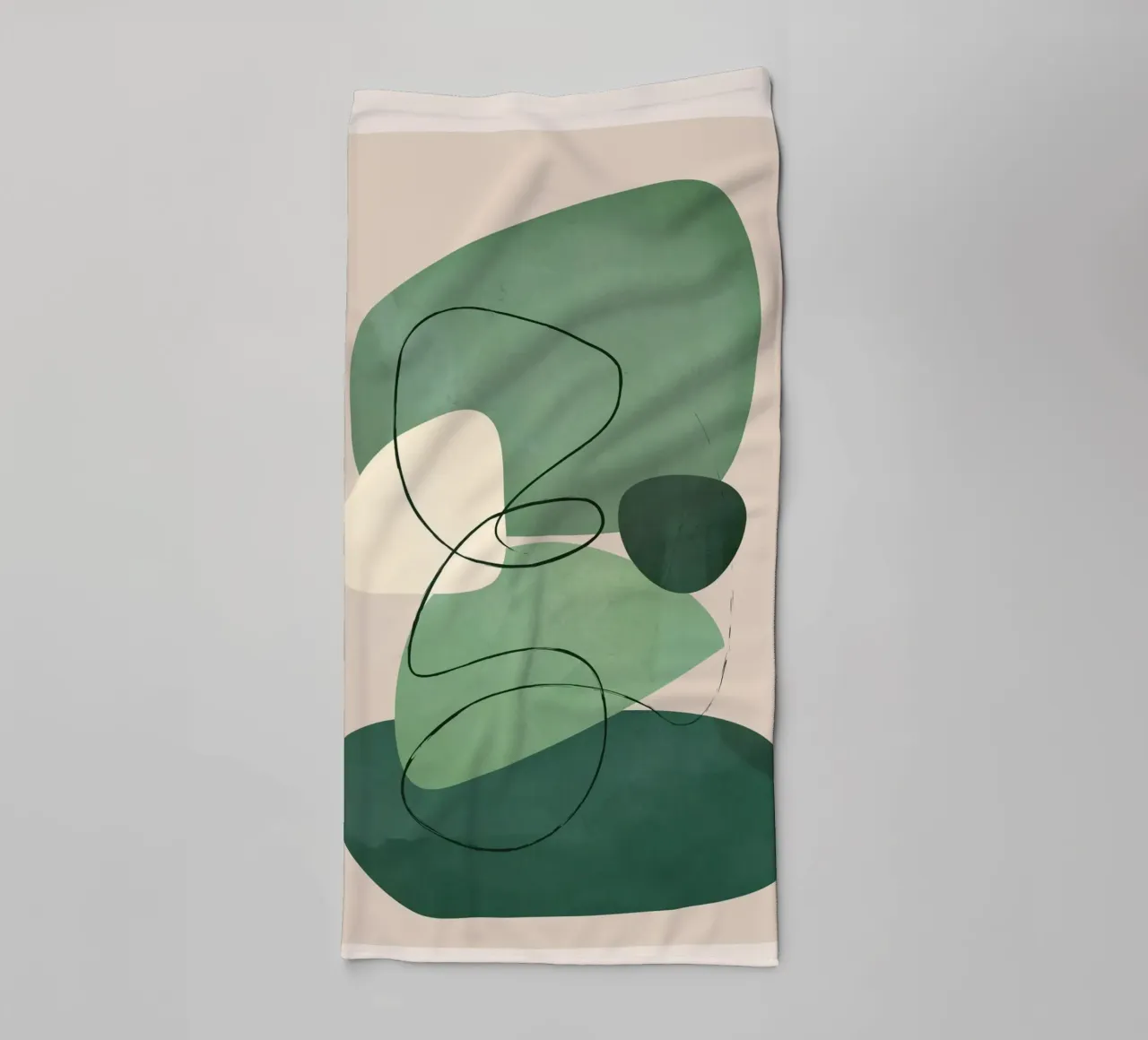 Floating Abstraction 2 Handtuch von cityart
