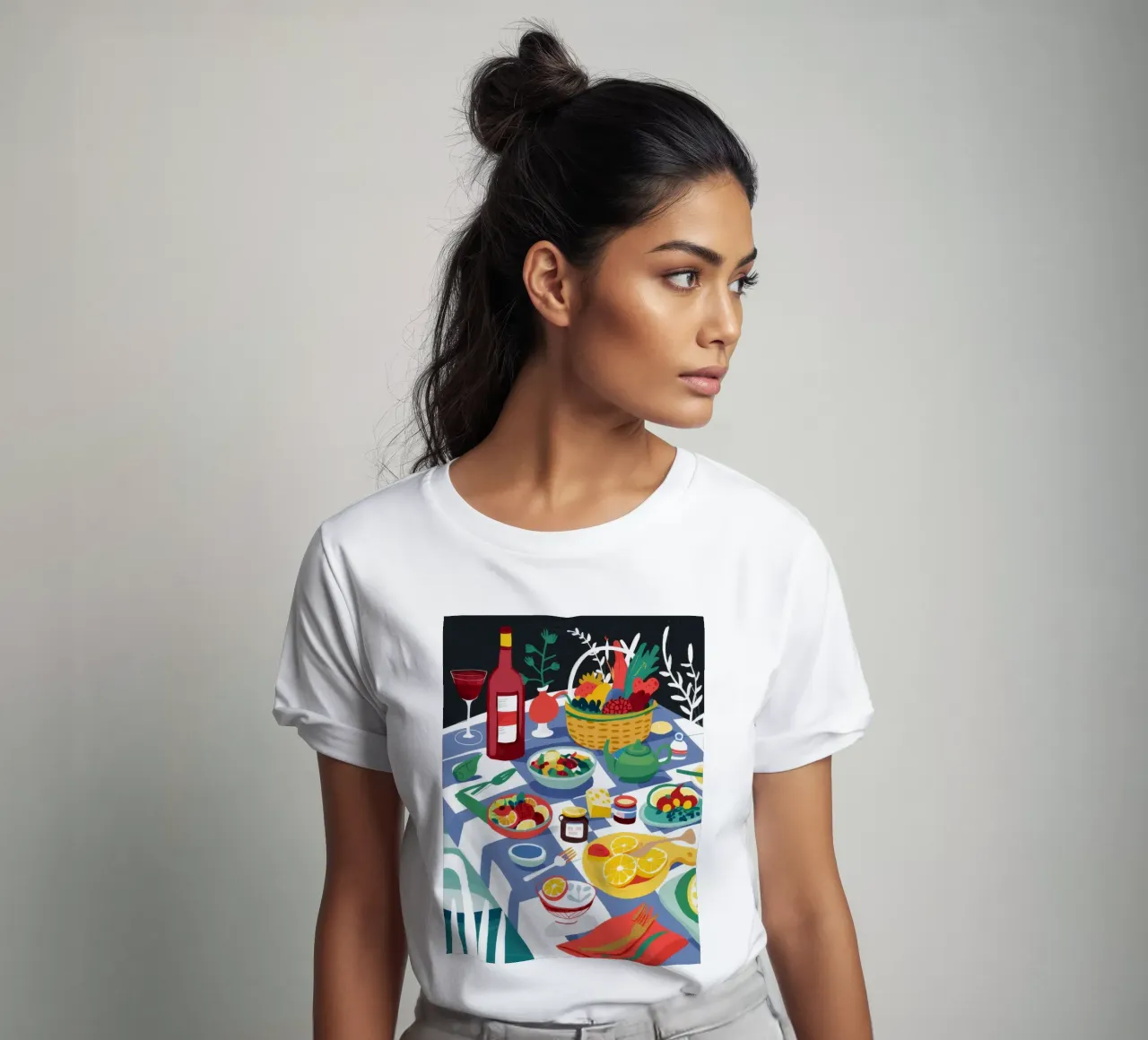 Picnic abbondantemente distribuito t-shirt da Chroma Haven
