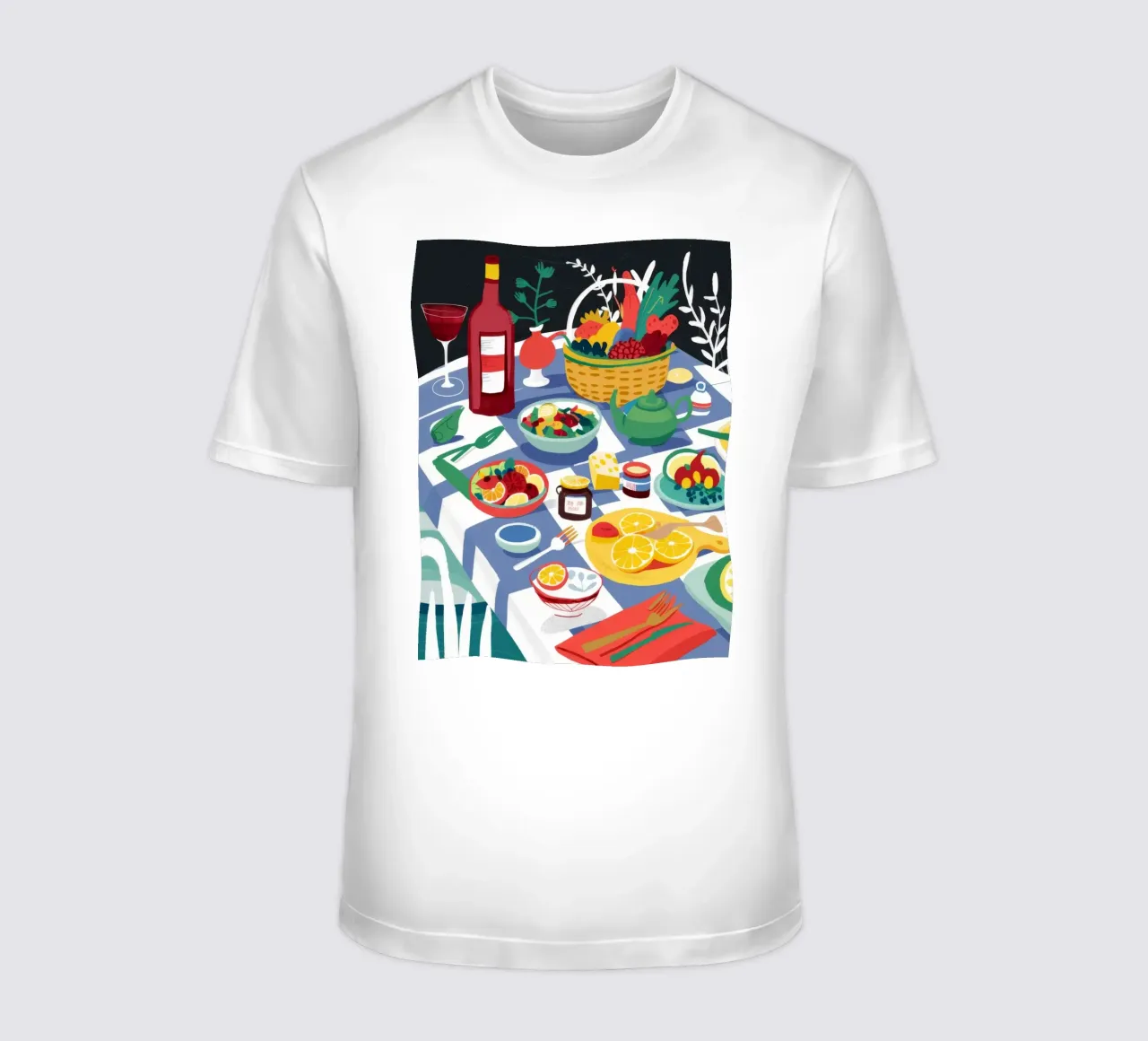 Picnic abbondantemente distribuito t-shirt da Chroma Haven