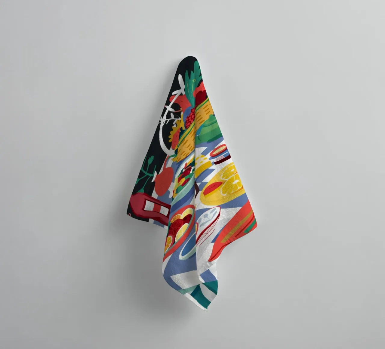 Abundant Picnic Spread towel by Chroma Haven