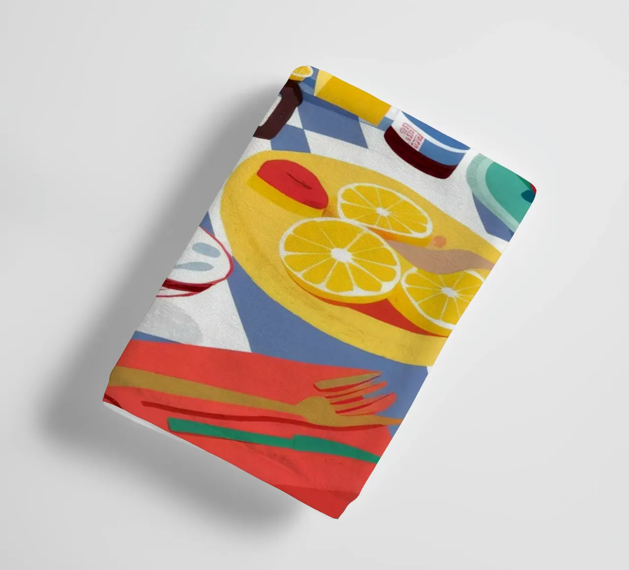 Abundant Picnic Spread towel by Chroma Haven