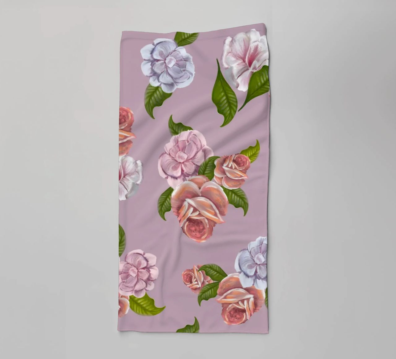 Motif floral ancien serviette de bain de gulsengunel