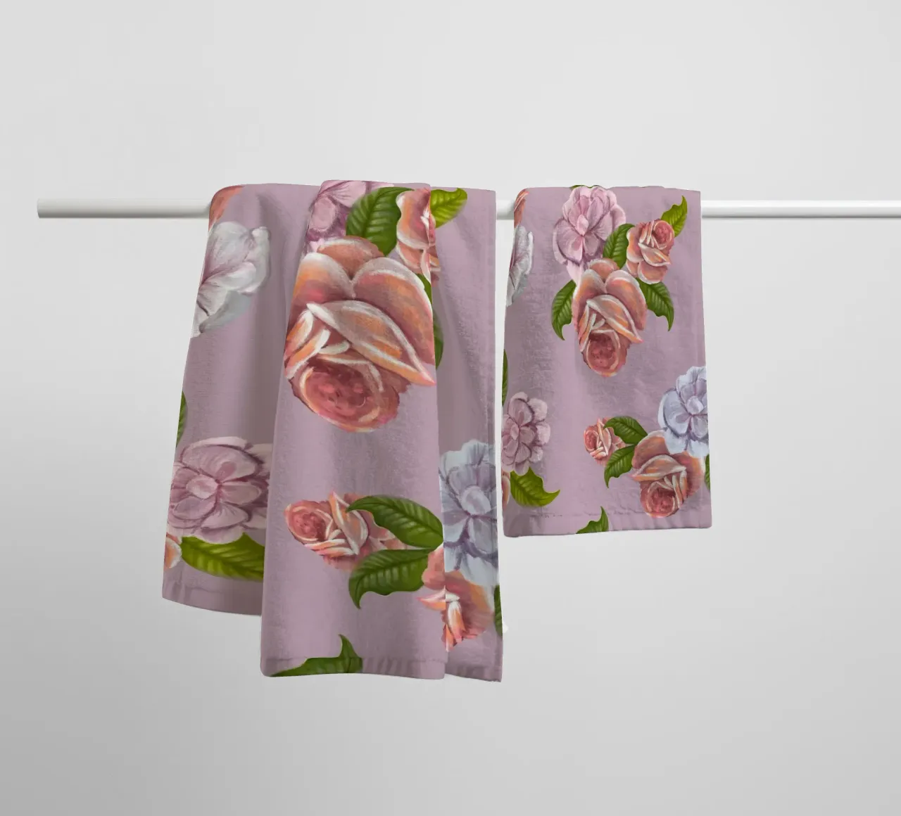 Erbstück mit Blumenmuster Handtuch von gulsengunel
