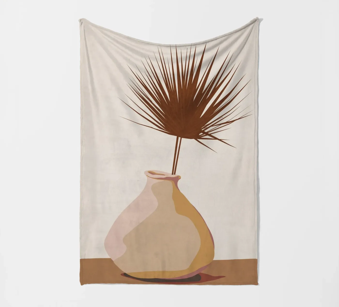 Leaf fleece blanket by cityart