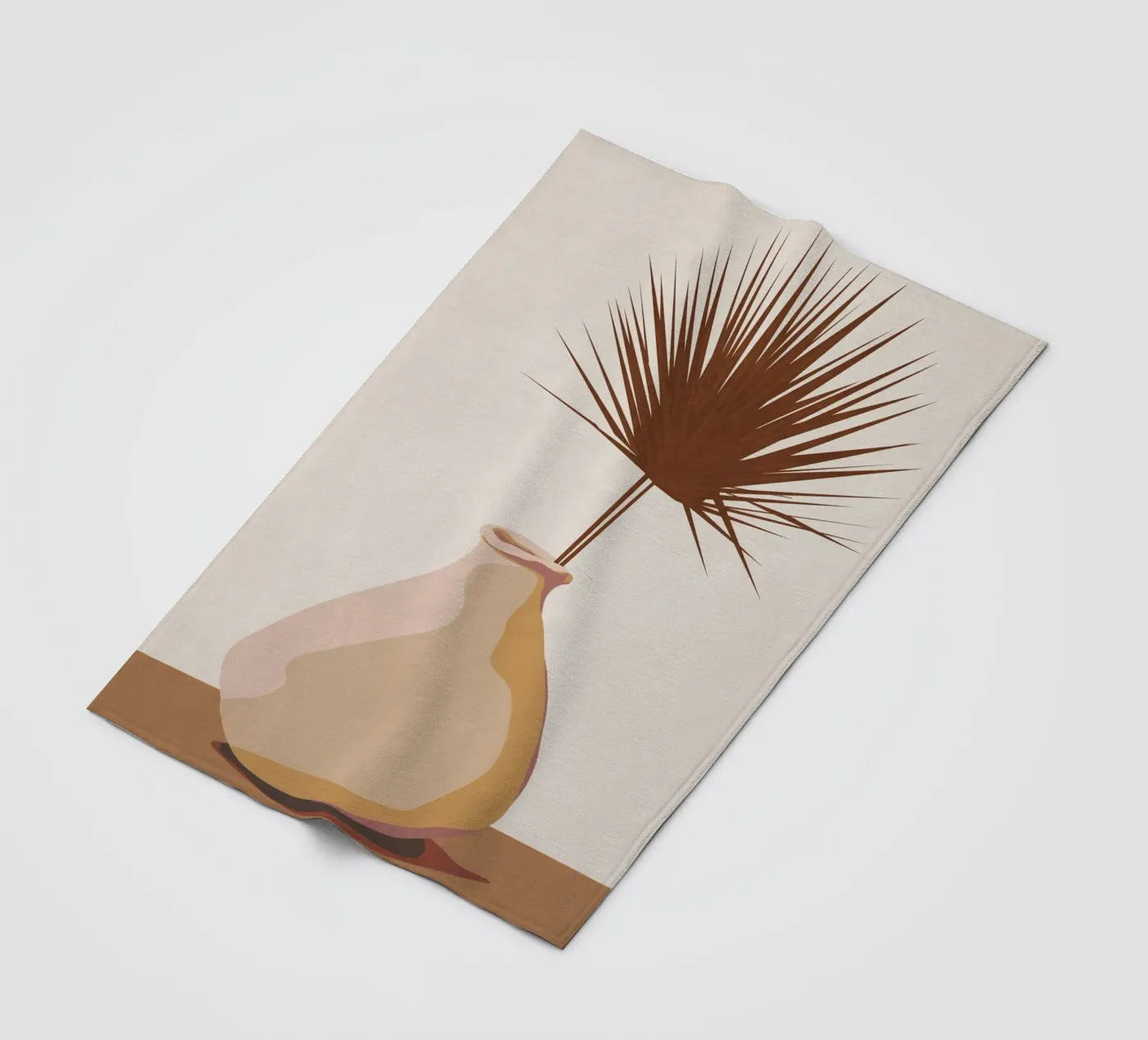 Leaf fleece blanket by cityart