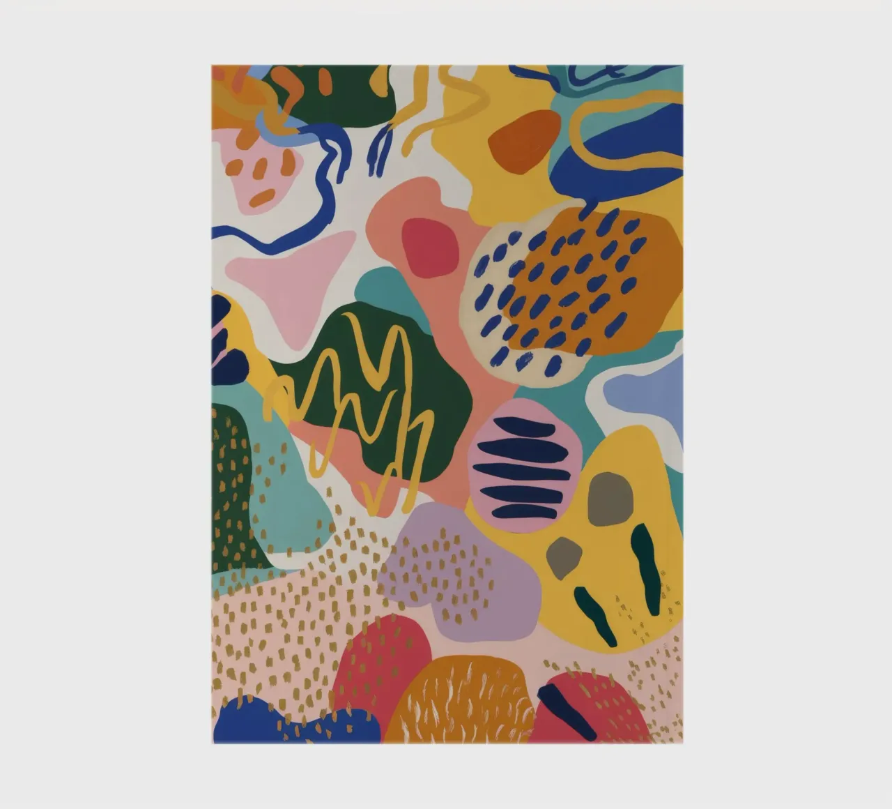 Organic Shape Symphony notebook by Chroma Haven