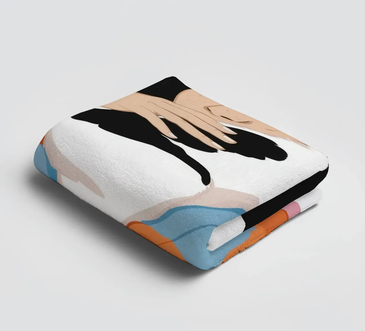 Affection douce pour les chats serviette de bain de Chroma Haven