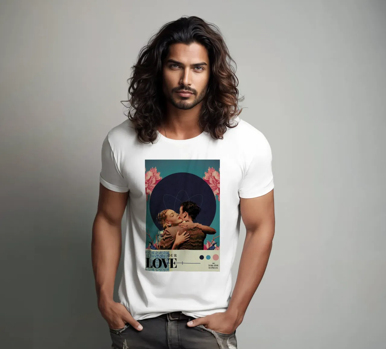 Our Love Tore Time To Pieces t-shirt da Frank Moth