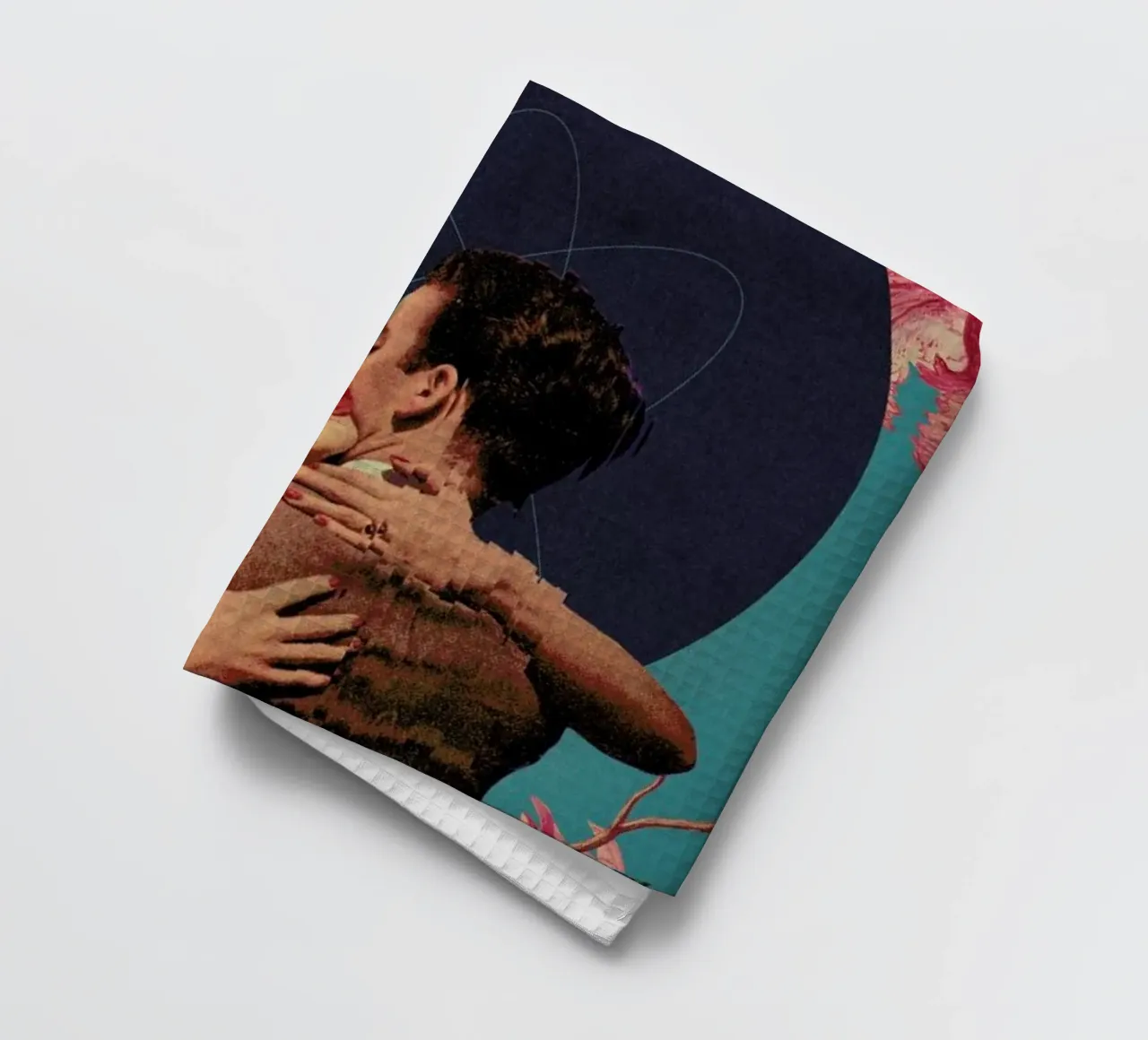 Our Love Tore Time To Pieces canovaccio da cucina da Frank Moth