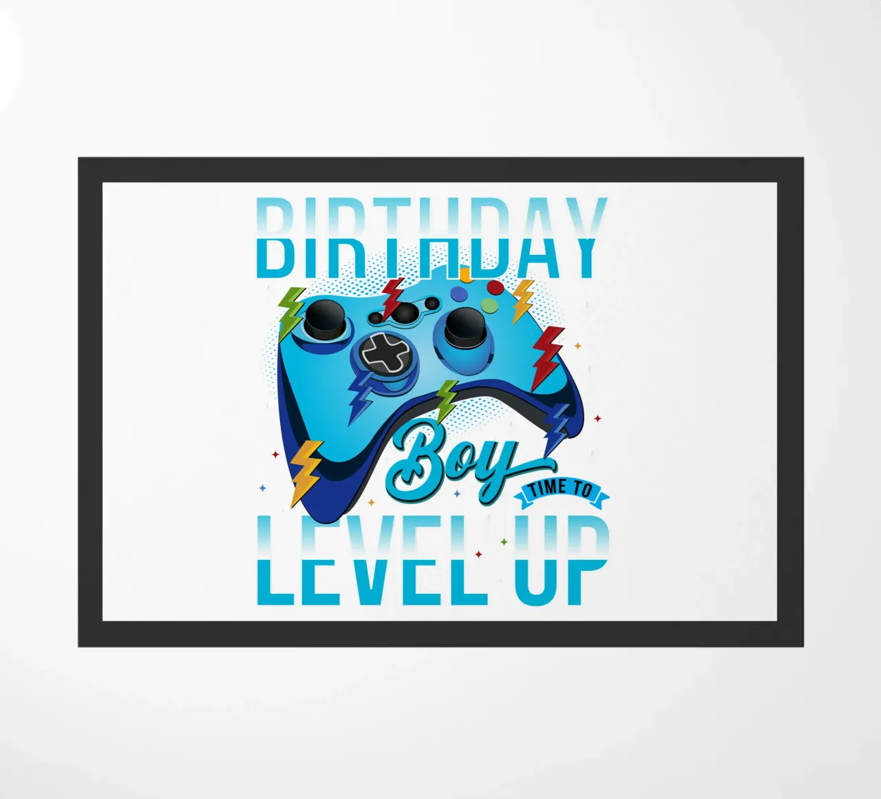 Birthday Boy, Time to Level Up zerbino da edsonramosart