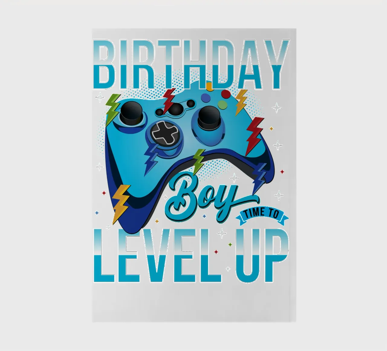 Birthday Boy, Time to Level Up Notizbuch von edsonramosart