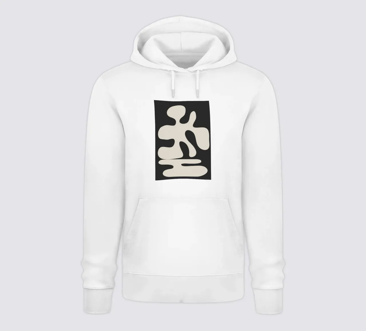 Modern Abstract Shapes 1 felpa con cappuccio da Nadjaa