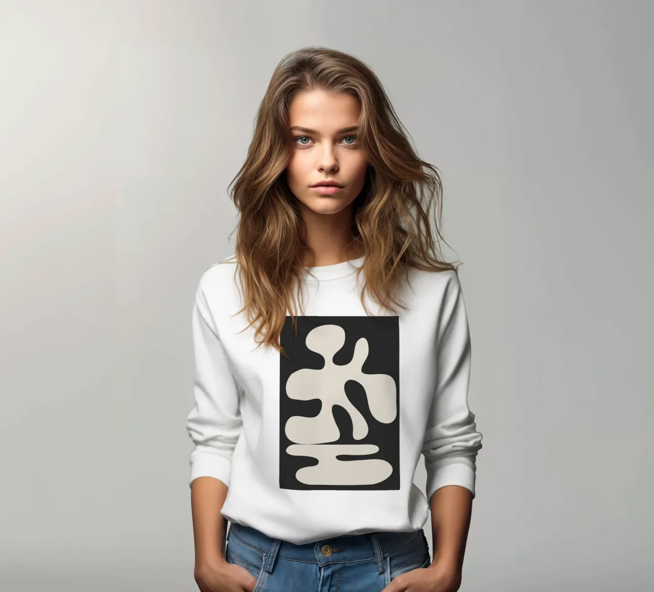 Modern Abstract Shapes 1 felpa da Nadjaa