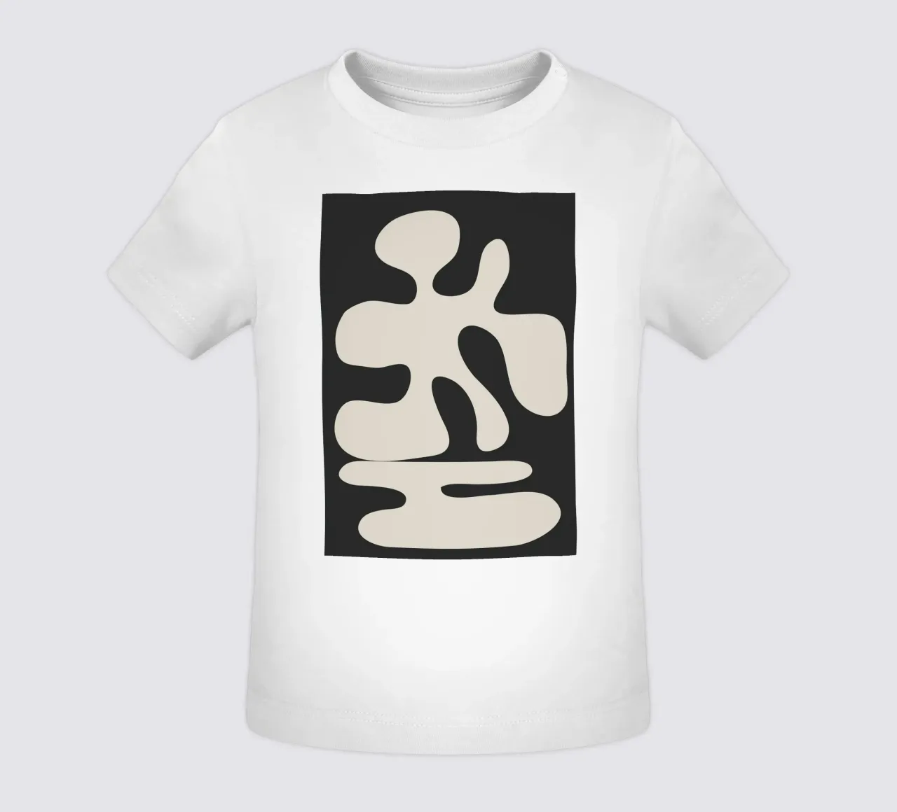 Modern Abstract Shapes 1 baby t-shirt by Nadjaa
