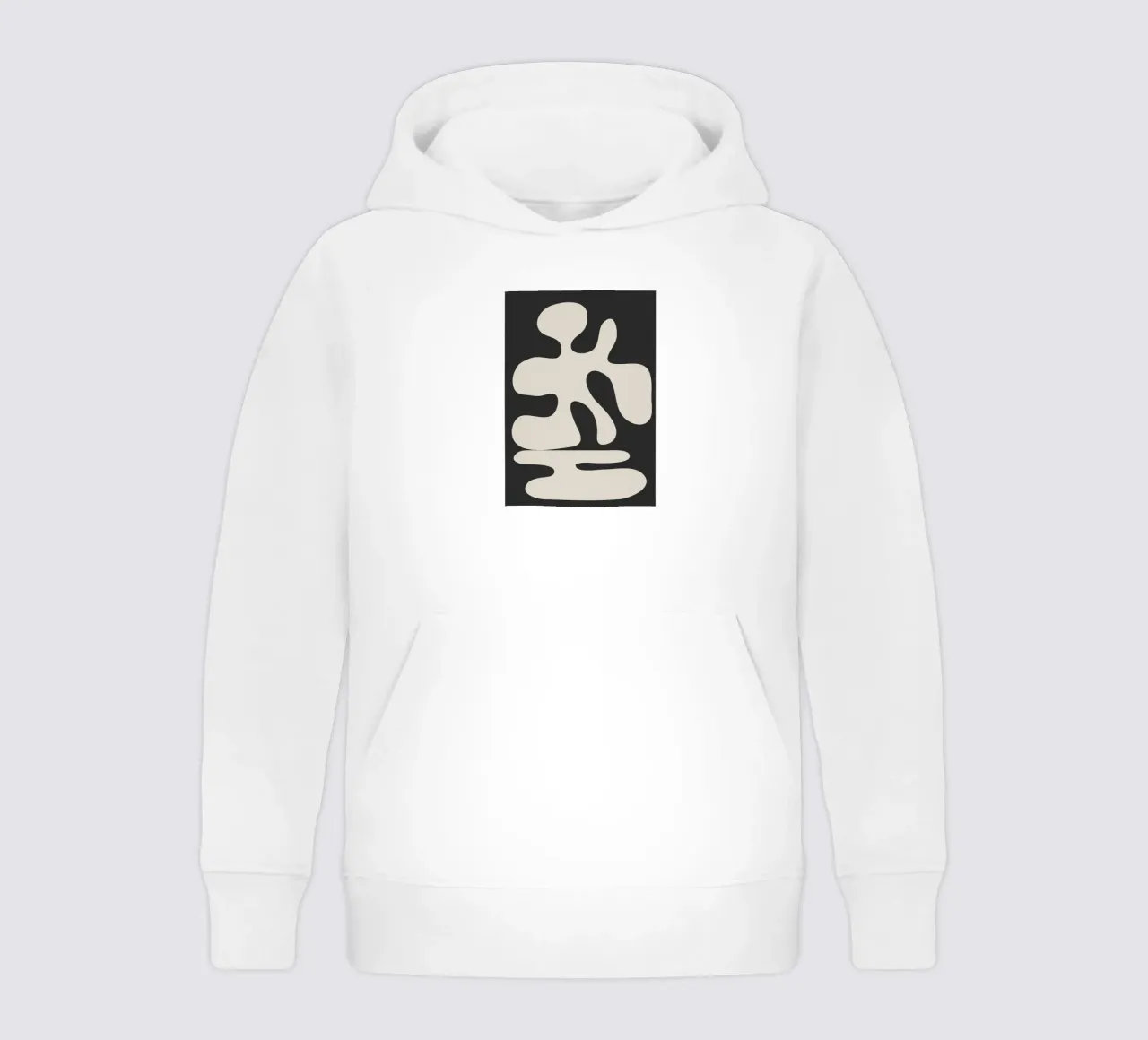 Modern Abstract Shapes 1 felpa bambino con cappuccio da Nadjaa